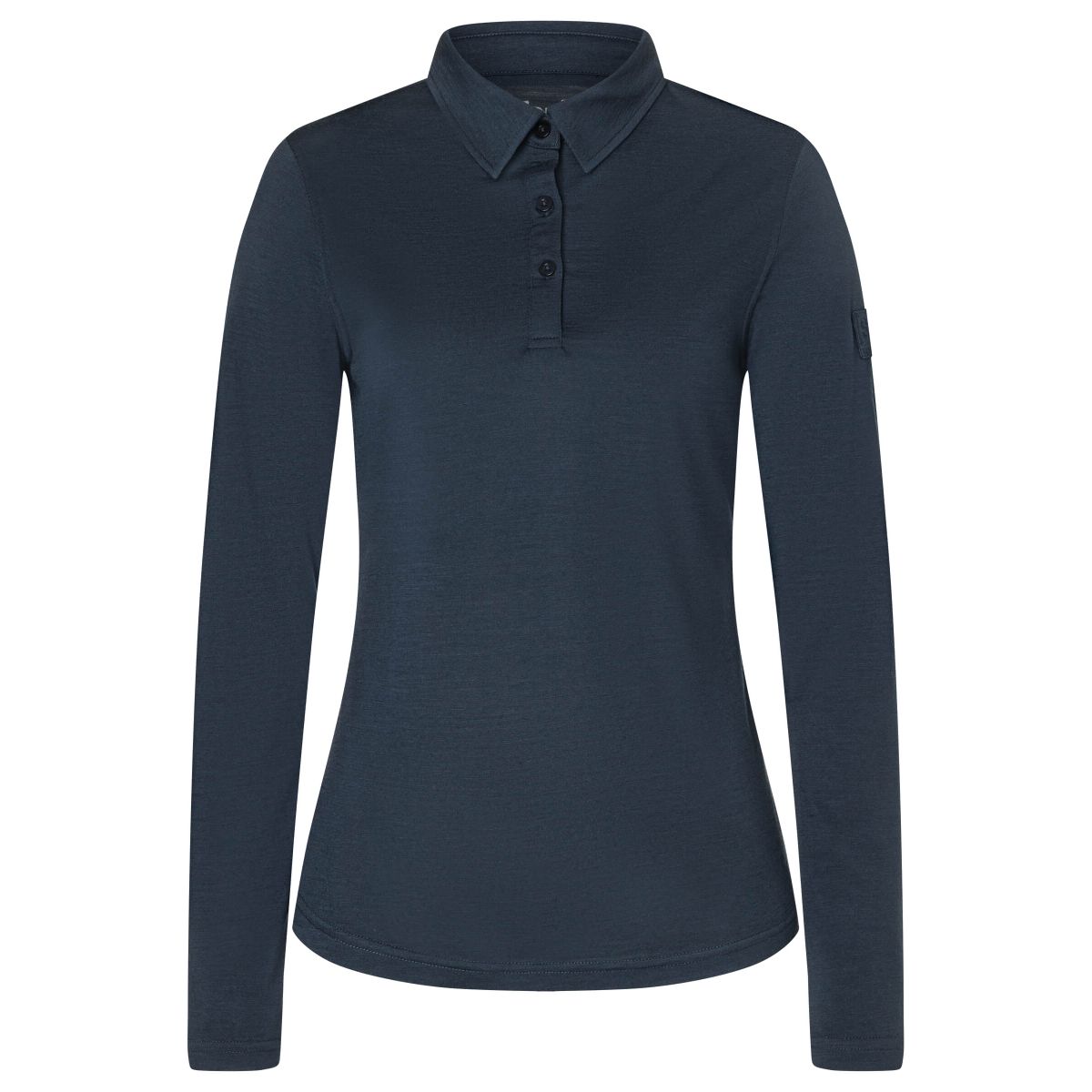 Super.Natural W Polo BIO J LS blueberry (W01) L SNW026370W01L