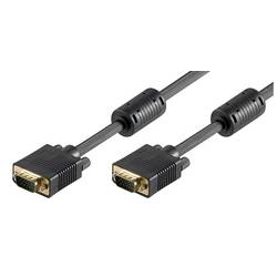 MicroConnect Anschlusskabel 2 m Schwarz MONGG2FB VGA-Kabel