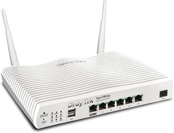 DRAYTEK Vigor 2865Lax-5G AX3000 Wireless VDSL Router with 5G Modem Black