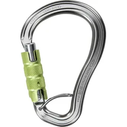 CLIMBING TECHNOLOGY AXIS HMS TGL - HMS-Karabiner mit Triplexverschluss - Silber/Grün - STK