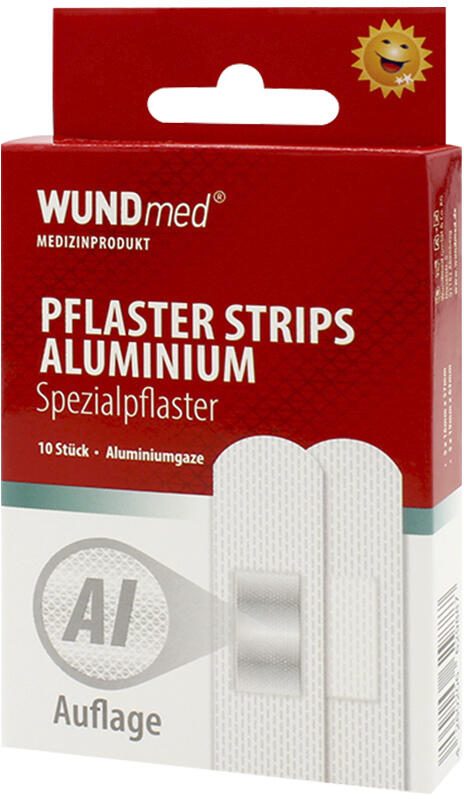WUNDmed® Pflaster Aluminium grau 10 St. 02-100