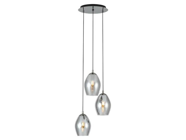 EGLO Estanys, Schwarz, Nickel, Schwarz, Transparent, Stahl, Glas, Rund, Drinnen