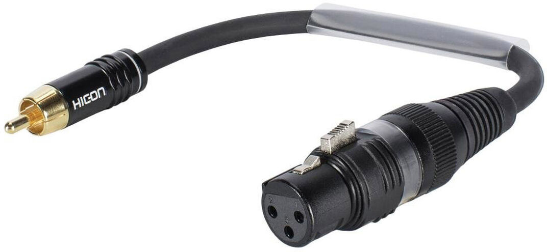 Sommer Cable Adapterkabel Xlr(F)/cinch(M) 0,15m Sw