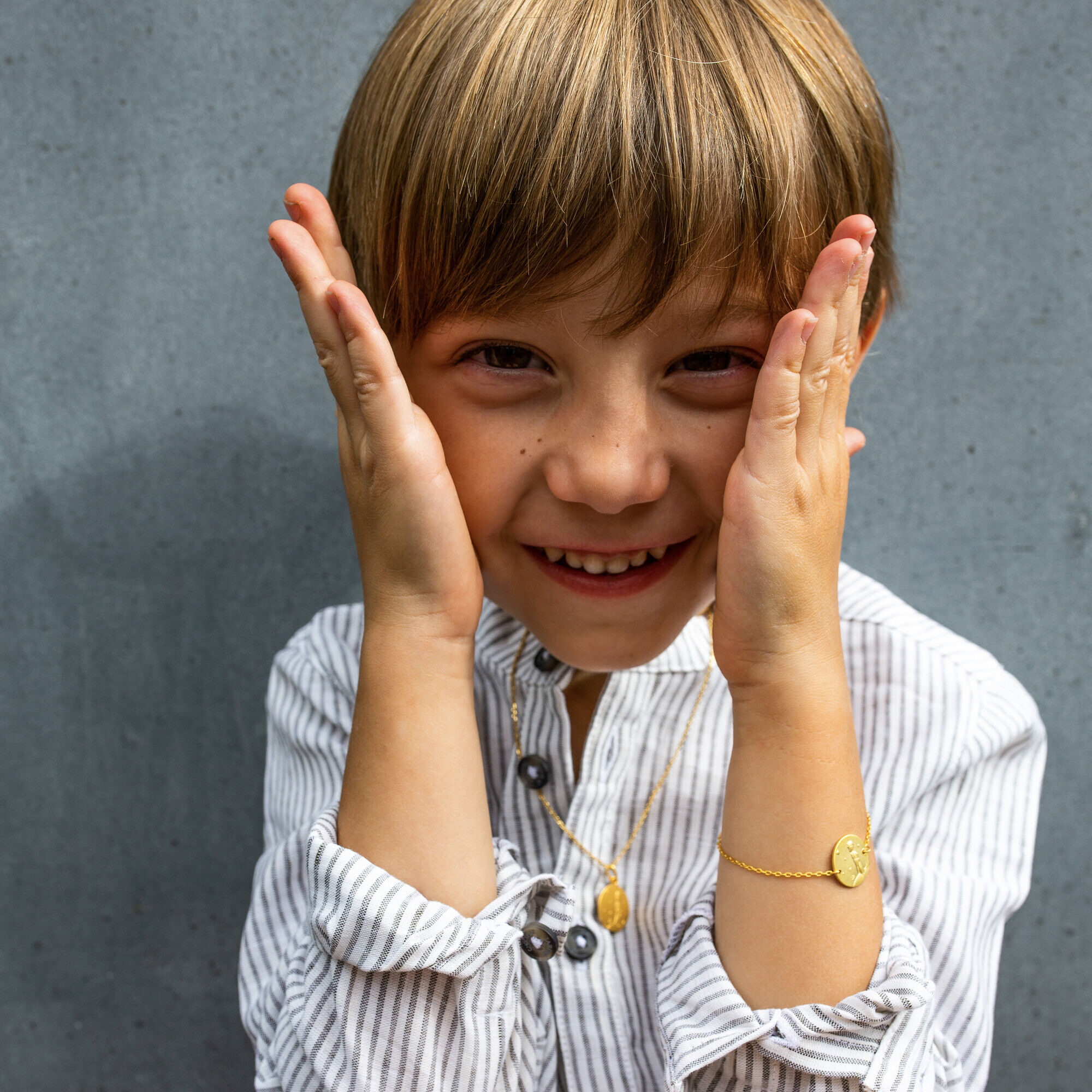 Maison de la Médaille Médaille Petit Prince sur sa planète - Vermeil