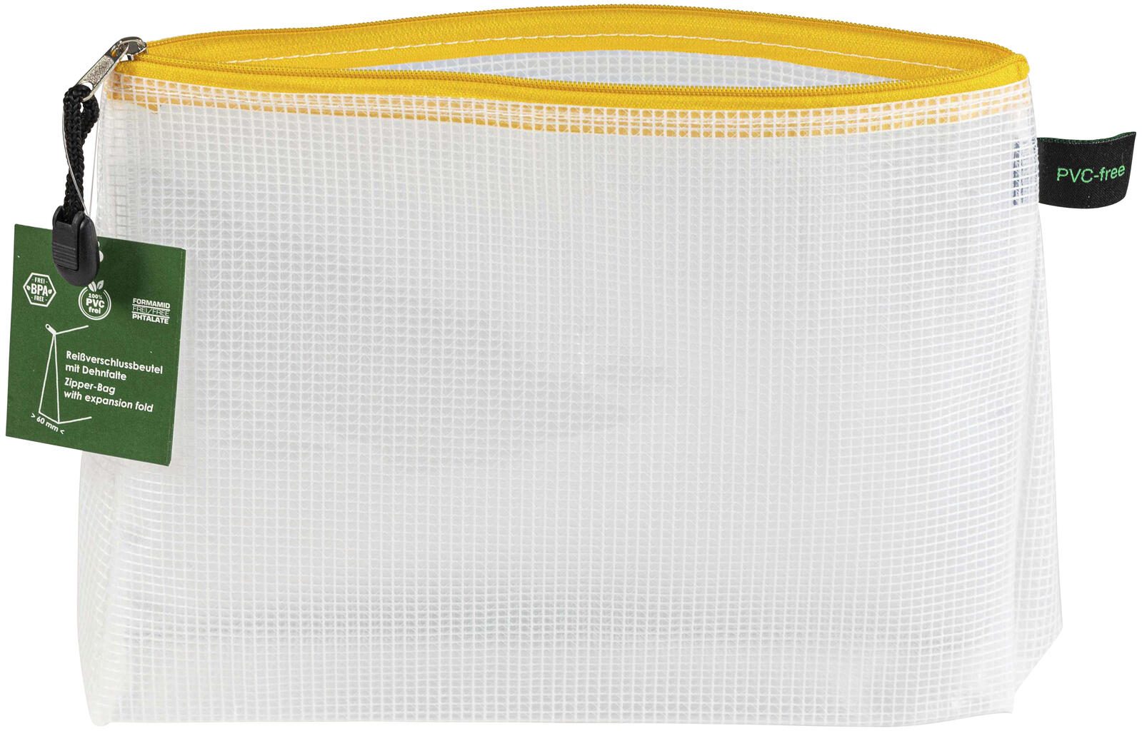 FolderSys Reißverschlussbeutel A5 transparent 40634-60