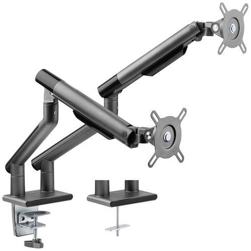 My Wall HL 23-2L Monitor-Tischhalterung 2 Display(s) 43,2cm (17") - 81,3cm (32") Schwarz Drehbar, Neigbar