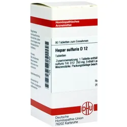 Hepar Sulfuris D 12 Tabletten 80 St