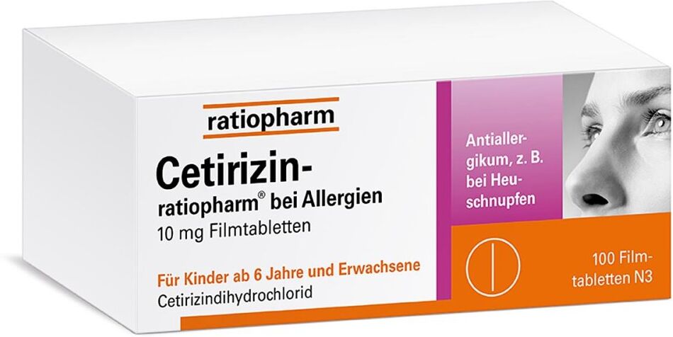Cetirizin-ratiopharm® bei Allergien 10 mg Filmtabletten