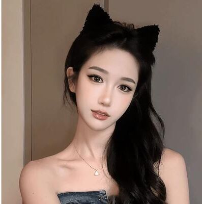 Universal Stock Cute Plush Cat Ears Headband For Women & Girls Soft Kawaii Hair Accessory 1
