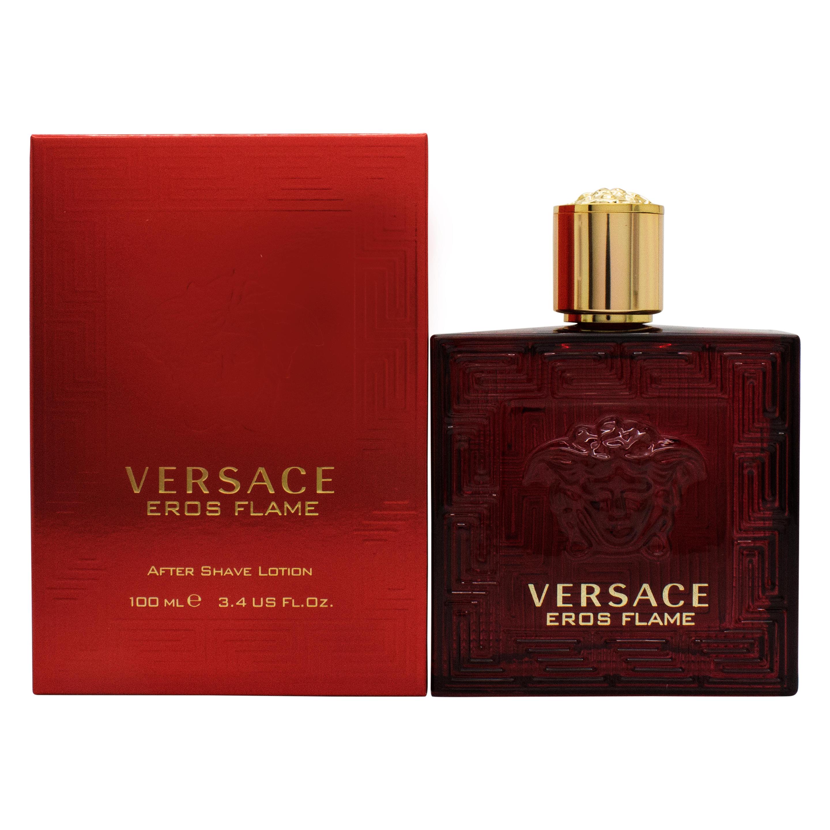 Versace Eros - Flame After Shave Lotion (Aftershave Lotion, 100 ml) (97895)
