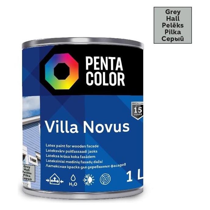 Pentacolor Facade Paint Villa Novus (Grey, 1 (1000 ml) (33041585)