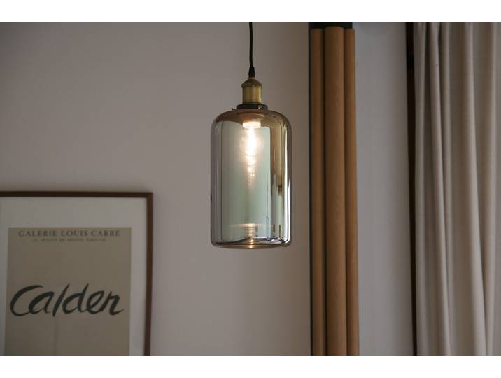 Lampe suspendue miroir en verre Elixir