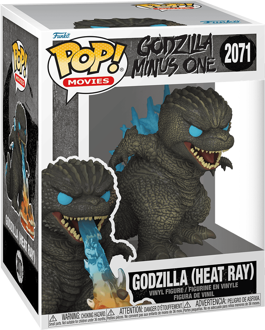 Funko Pop! Premium Godzilla Minus One Godzilla Heat Ray #2071, Vinyl Figure, 12.4 cm, Blue, Funko
