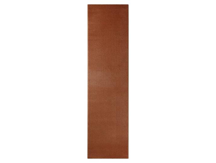 Tapis de couloir tissé poils ras brique 80x400