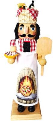"Santa's Workshop 14"" Pizzeria Nutcracker"