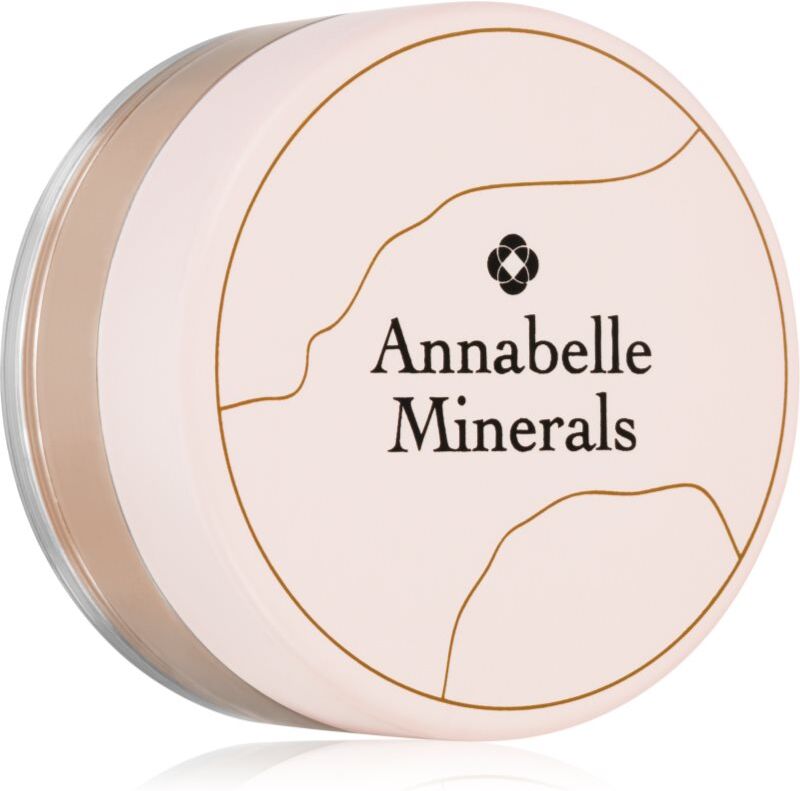 Annabelle Minerals Matte Mineral Foundation mineral powder foundation for a matt look shade Natural Light 4 g