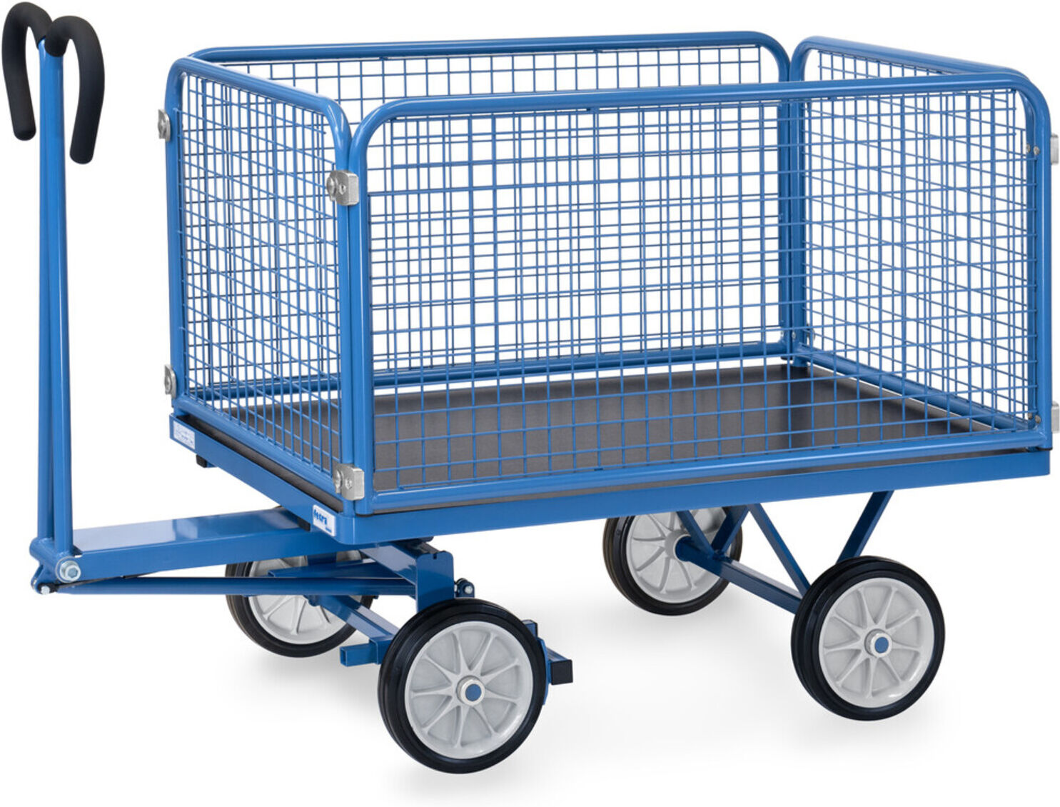 fetra Handpritschenwagen 6433V - Tragkraft 700kg Vollgummi-Reifen)