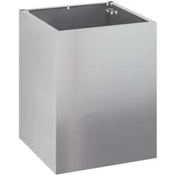 vidaXL Gartenblumentopf Silber Verzinkter Stahl