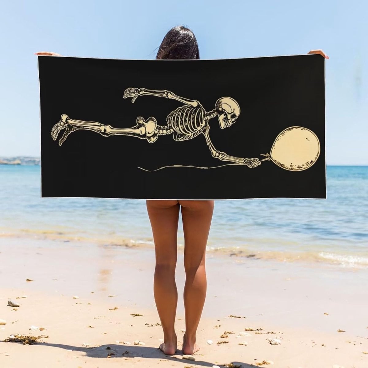 Strandhanddoek XXL Meerkleurig - Sneldrogende microvezel - 80 x 180 cm