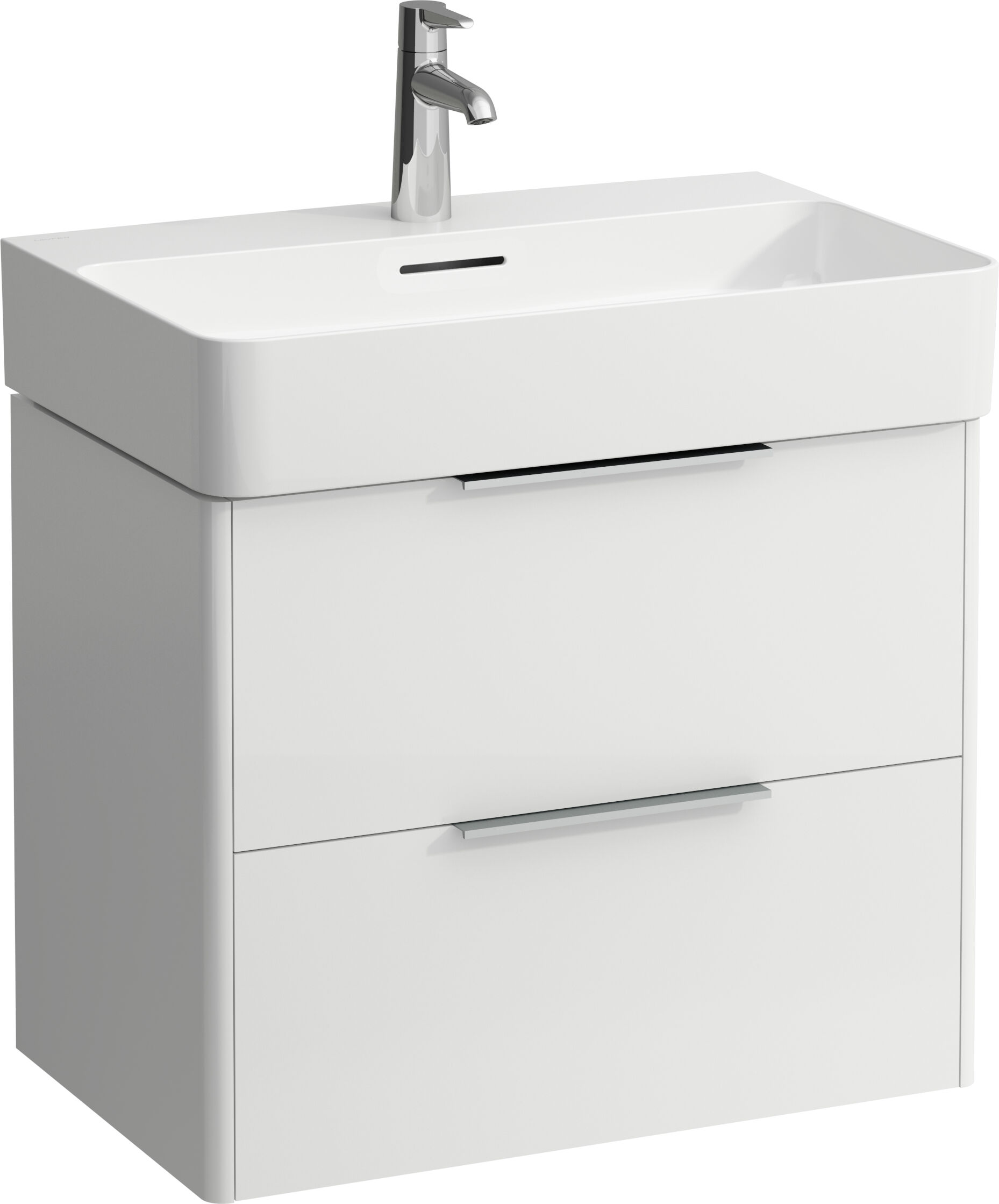 Base LAUFEN pour meuble sous-vasque VAL 4023121102611, 63,5x53x39cm, 2 blanc , match0 brillant