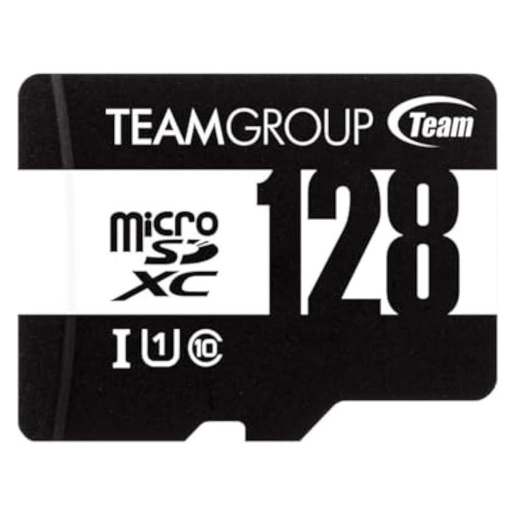 Team Group Card Team U1 C10 MicroSD + ADP 128GB (128 GB, microSDXC, U1, UHS-I) (TUSDX128GCL10U03)