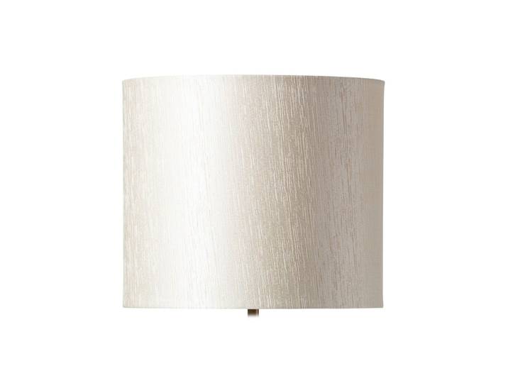 Abat-jour Erica, crème/doré, Ø 29 cm, tissu - Watt & Veke - Design - Tissu / textile