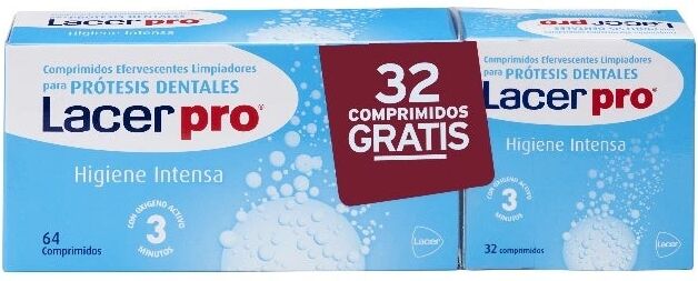 lacer Protabs Pastillas Limpiadoras De Dentadura Postiza