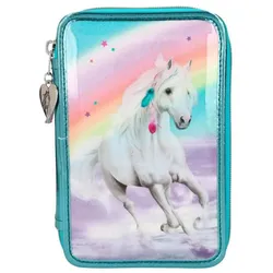 Depesche Miss Melody 3-Fach Federtasche Rainbow