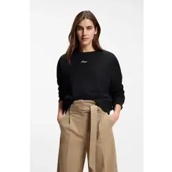 BOSS für Damen. 50554711 Sweatshirt Ever schwarz (XL), Lässig, Baumwolle