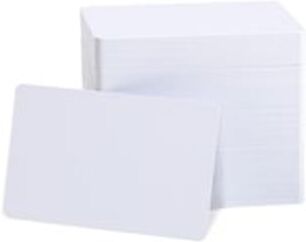 Q-nomic 104523-111 tarjetas PVC blancas (500 unidades) (Original)