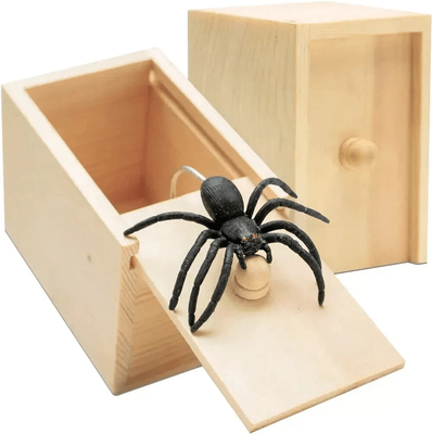 All Categories Goods Hidden Case Wooden Prank Spider Scare Box, Joke Gag Trick Toy Hidden Case Wooden Prank Spider Scare Box, Joke Gag Trick Toy