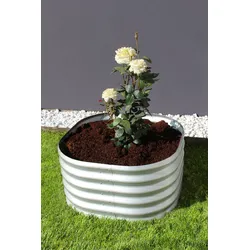 Vitavia Hochbeet Terra Rund 82 x 82 cm - 200/360/500 l 40 cm alu-natur