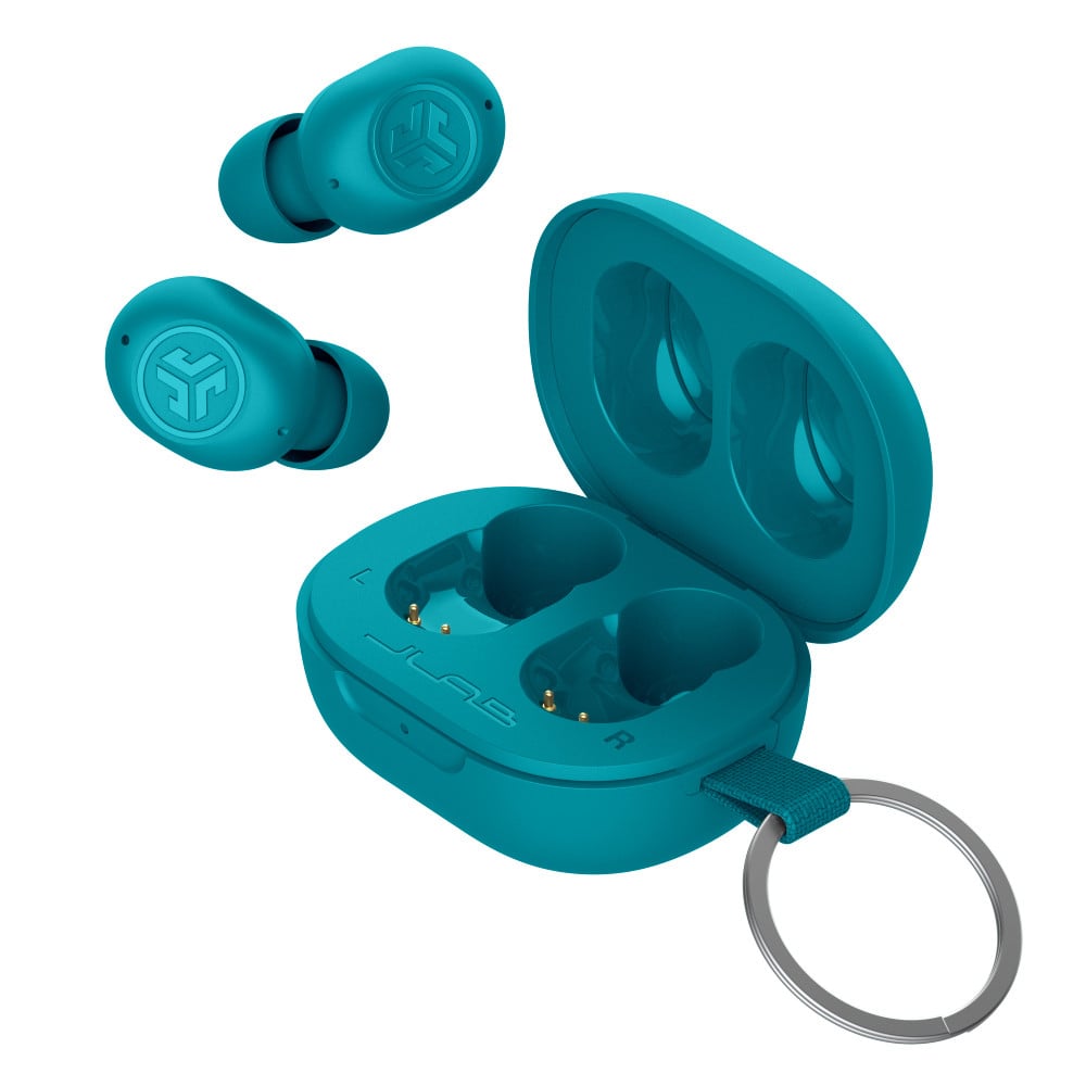 JLab JBuds Mini draadloze oordopjes met microfoon voor muziek en gesprekken - Aqua