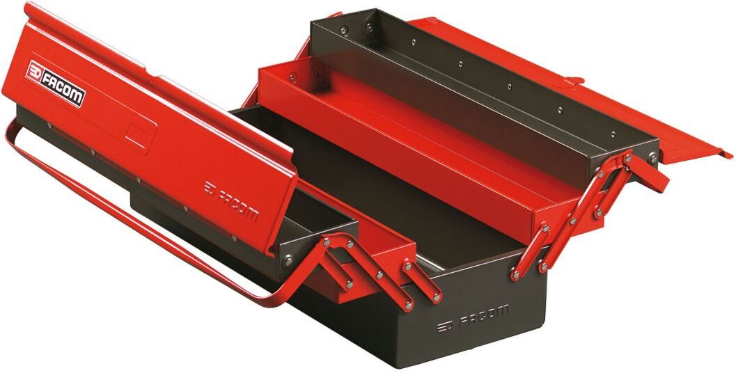 Boîte à outils métallique 5 cases à grand volume FACOM BT.13GPB Noir