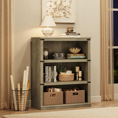 Garvee "Farmhouse 40"" Low Bookcase Wooden Bookshelf for Home Office"