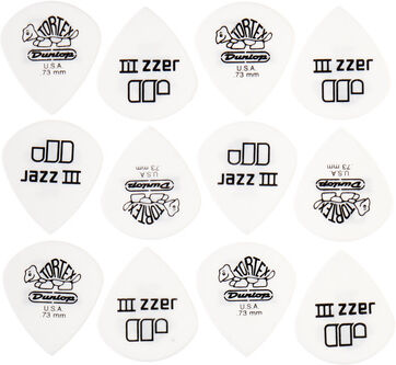 Dunlop Tortex Jazz III White 0,73