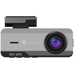 Navitel Dashcam R37 GPS Nachtsicht FullHD (Eingebautes Display, GPS-Empfänger, WLAN, Full HD), Dashcam, Schwarz