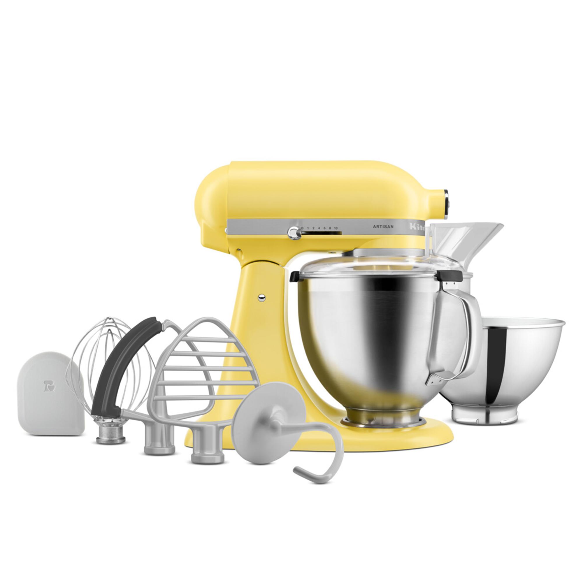 KitchenAid Küchenmaschine 5KSM195PSEBT 4,7L Buttergelb kippbarer Motorkopf