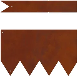 vidaXL, Rasenkante, Hahonor (100 cm)