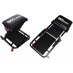 BGS-technic Werkstatt-Rollbrett 2850, bis 150kg, Rollsitz & Montageliege, 360° drehbar, klappbar