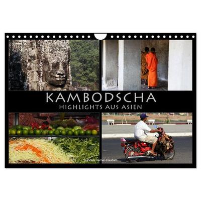 Kambodscha - Highlights aus Asien 2026 (Wandkalender 2026 DIN A4 quer), CALVENDO Monatskalender