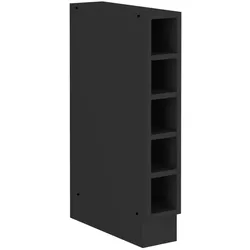 Küchen Unterschrank Regal 15 cm Schwarz Küchenzeile Küche SIENA / MONZA / ARONA