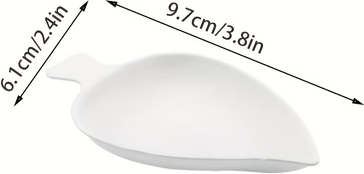 The Handy Homestead Leaf Disposable Appetizer Plates For Desserts Snacks And Party Serving 50pc