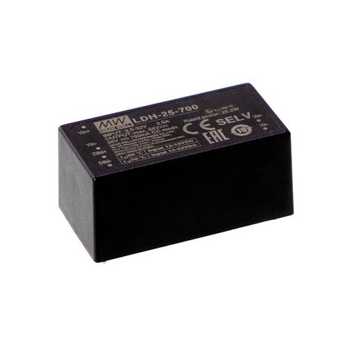 MEAN WELL LDH-25-700 LED-Treiber 0.7A 12.5 - 36V 1St.