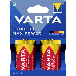 Varta VARTA Longlife Max Power D Blister 2 Mono (D)-Batterie Alkali-Mangan 1.5 V 2 St. 4720101422