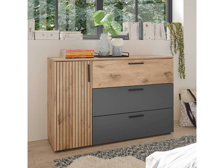 Kommode Ramke 125 x 83 x 40cm Grau