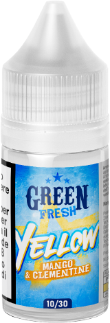 Eliquid France Yellow Green Fresh Aroma Mini Shot 10ml Mango Mandarino Ghiaccio