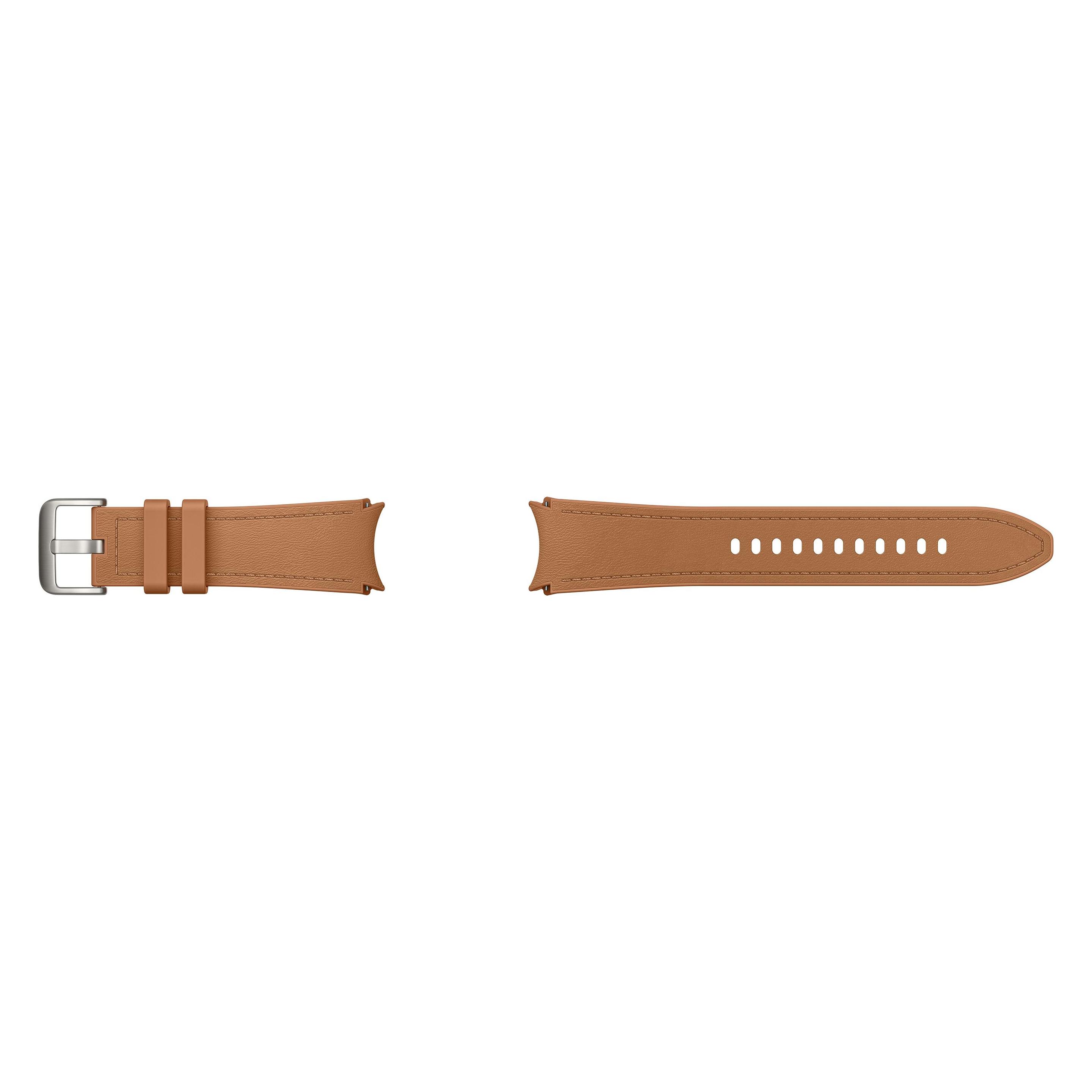 Samsung Hybrid Eco (20 mm, ecological leather, Fluoroelastomer, Leder, Ökoleder, Vegan Leather) (ET-SHR96LDEGEU)