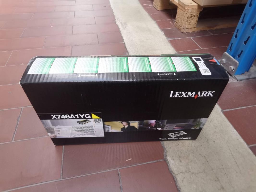 Lexmark X746A1YG Toner X746 Geel
