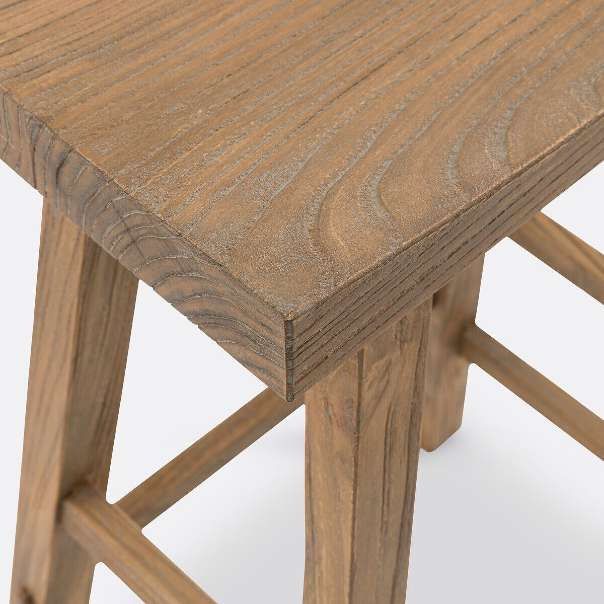 LA REDOUTE INTERIEURS Tabouret de bar en orme massif H75 cm, Asayo